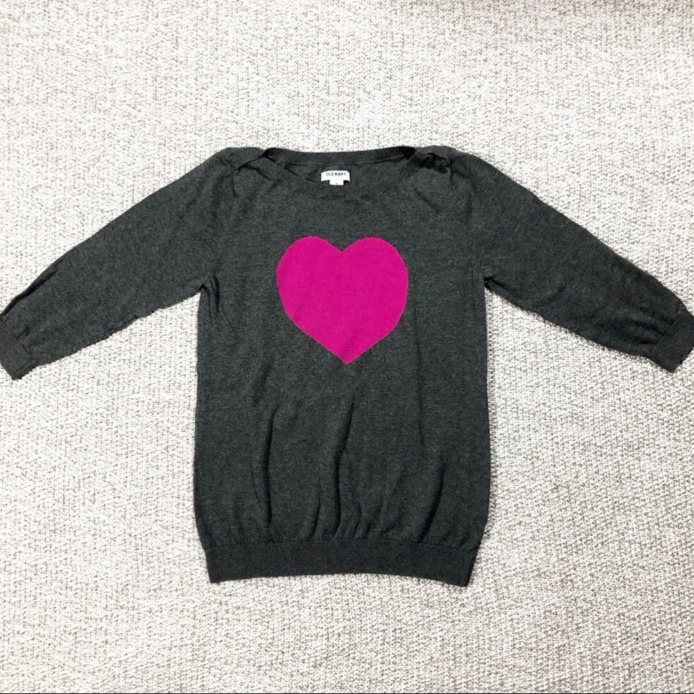Old Navy heart sweater
